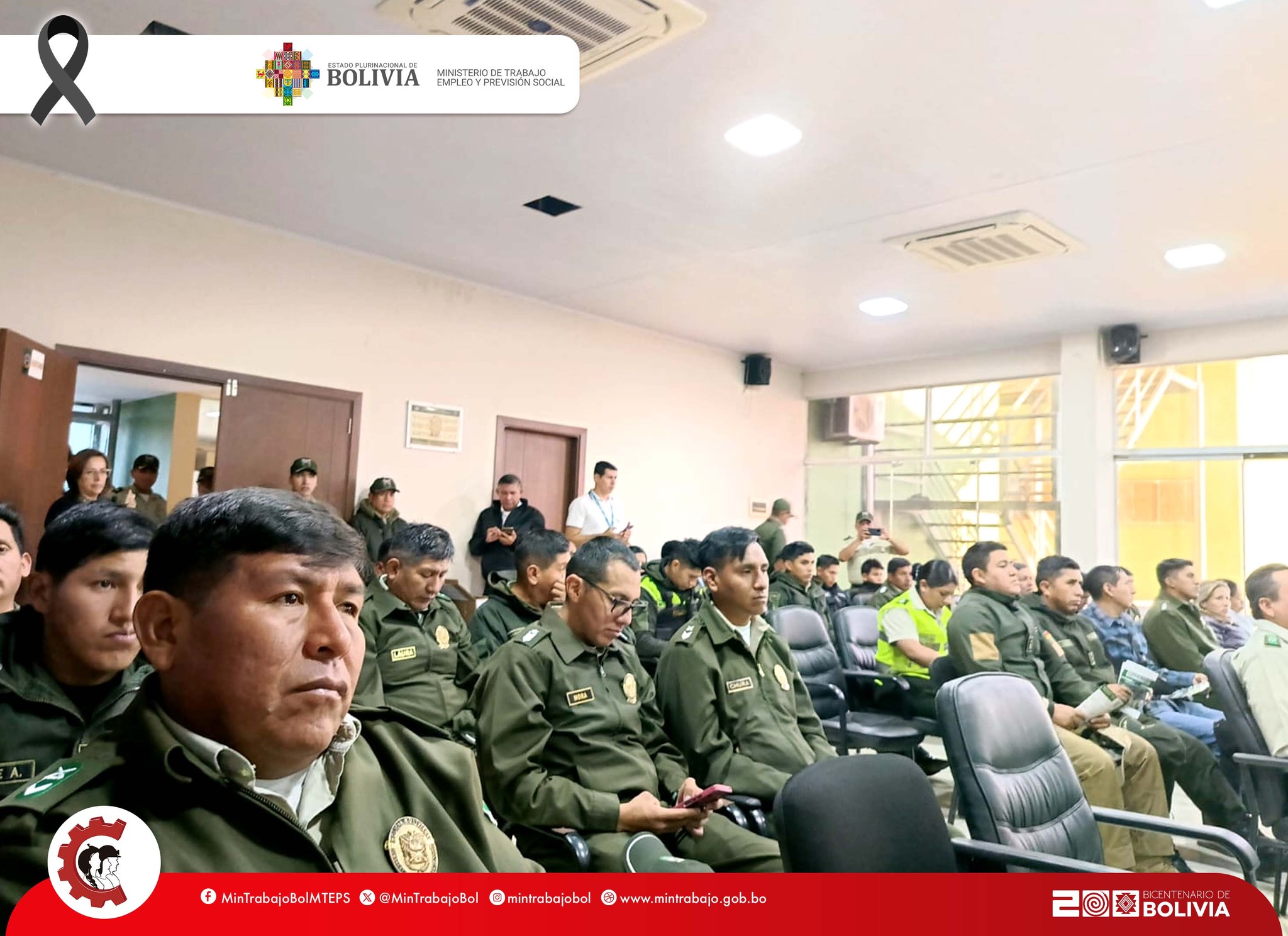 Policía Boliviana en Beni se capacita sobre la Seguridad Social a Corto Plazo 
